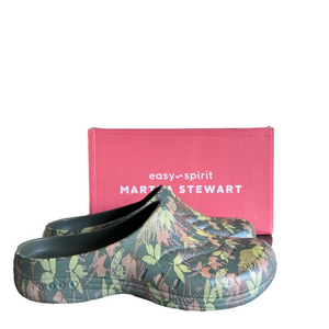 Easy Spirit Martha Stewart Forest Leaves Garden Clog Size 11 #B1333